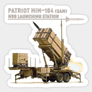 Patriot MIM-104 Surface to air Missile Sticker